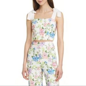 Alice and Olivia nika crop top